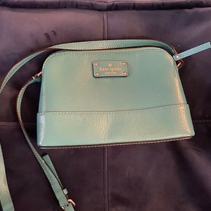 Kate Spade blue crossbody- like new condition!
